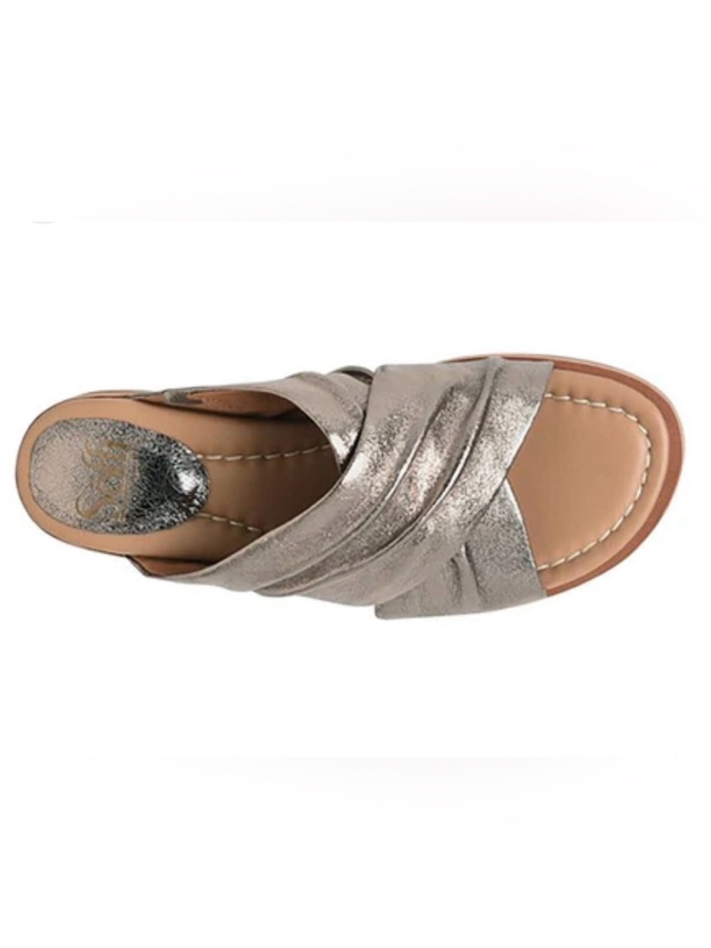 Söfft Fallon Slide Sandals in Bronze - Picture 8 of 15